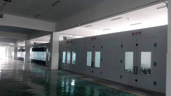 خط دهان معدني لمركز التدريب صفائح معدنية بيضاء اللون لتصليح السيارات