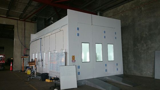 جودة PLC Control Bus Spray Booth غرفة الطلاء لمصنع الحافلات في أستراليا مصنع