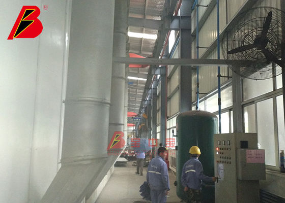 جودة تنظيف السطح التلقائي 69kw غرفة السفع الرملي مصنع