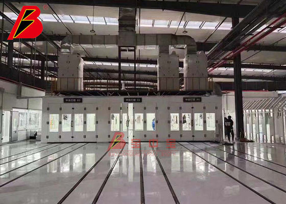 خط دهان الصفائح المعدنية متعدد المحطات لإصلاح السيارات الصناعية