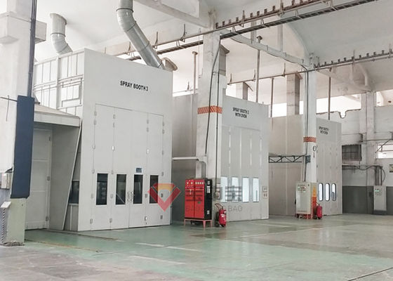 كشك دهان الحافلة لـ Yutong Bus Paint Room Diesel Heat Painting Equipment