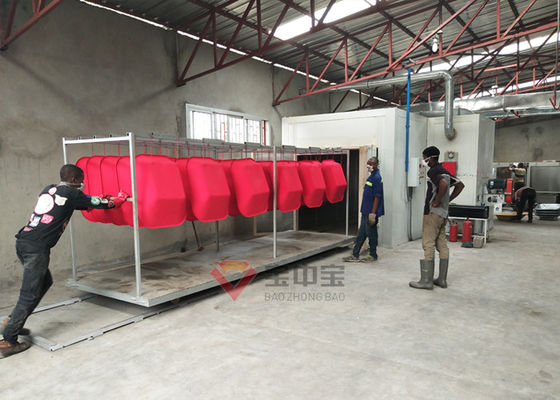 فرن الخبز لخط طلاء الطاقة كبير Cyclone Recovery Bzb Vertical Powder Coating Booth